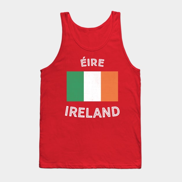 Ireland Flag Tank Top by phenomad